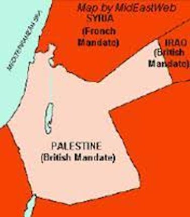 Palestine mandataire 1920